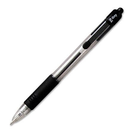 Zebra Pen Zebra Z-Grip Ballpoint Retractable Pen, 1.0mm, Black Ink, Dozen 22210